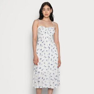 NWOT Abercrombie & Fitch Tiered Smocked Midi Dress